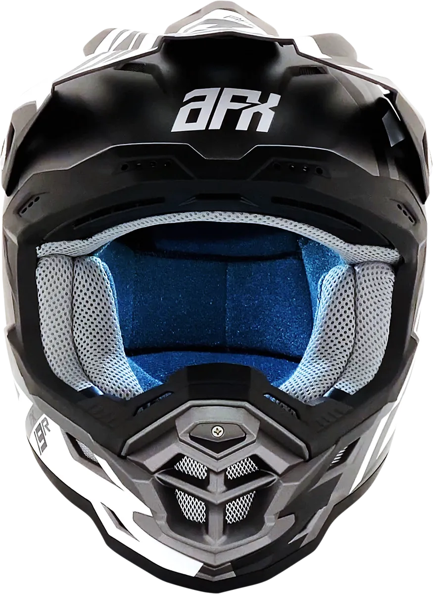 AFX FX-19R Helmet - Racing - Frost Gray - Large 0110-7075
