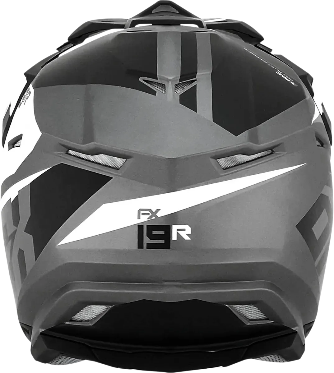 AFX FX-19R Helmet - Racing - Frost Gray - Large 0110-7075