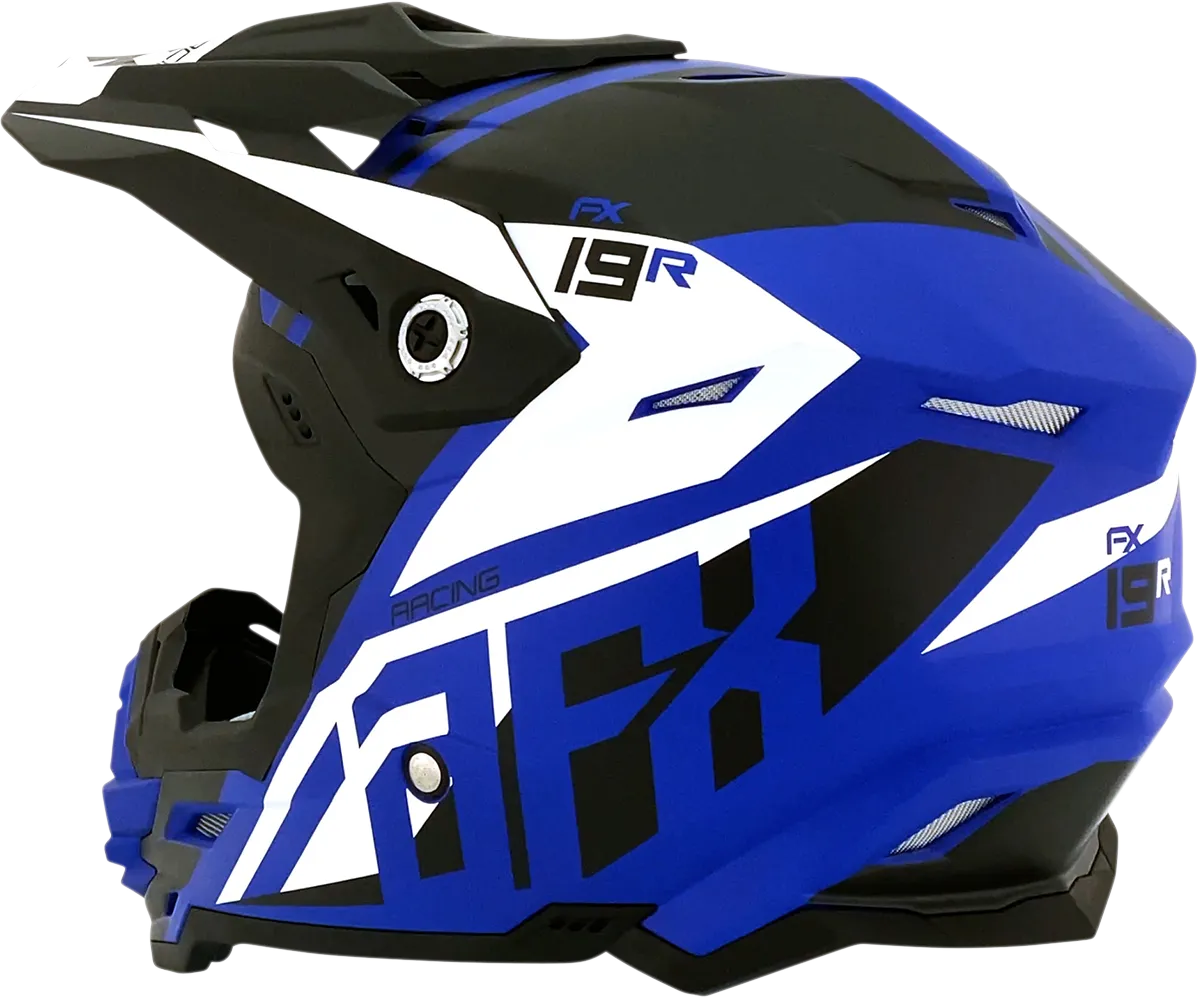 AFX FX-19R Helmet - Racing - Matte Blue - Medium 0110-7069