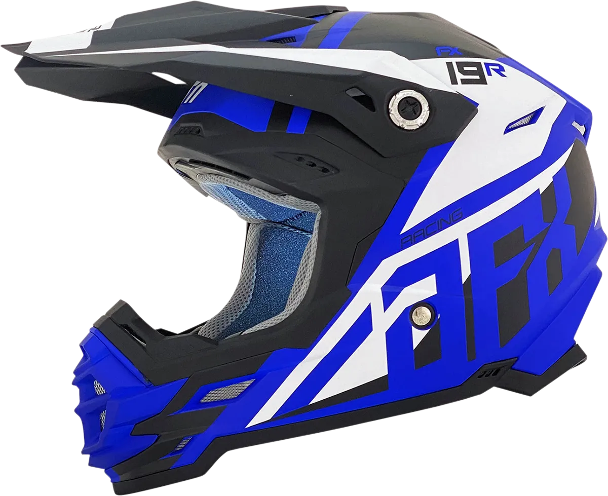 AFX FX-19R Helmet - Racing - Matte Blue - Medium 0110-7069