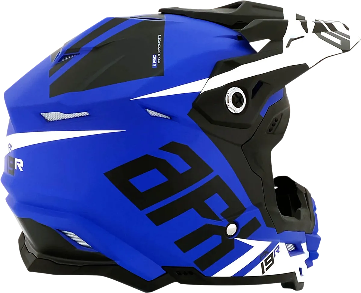 AFX FX-19R Helmet - Racing - Matte Blue - Medium 0110-7069
