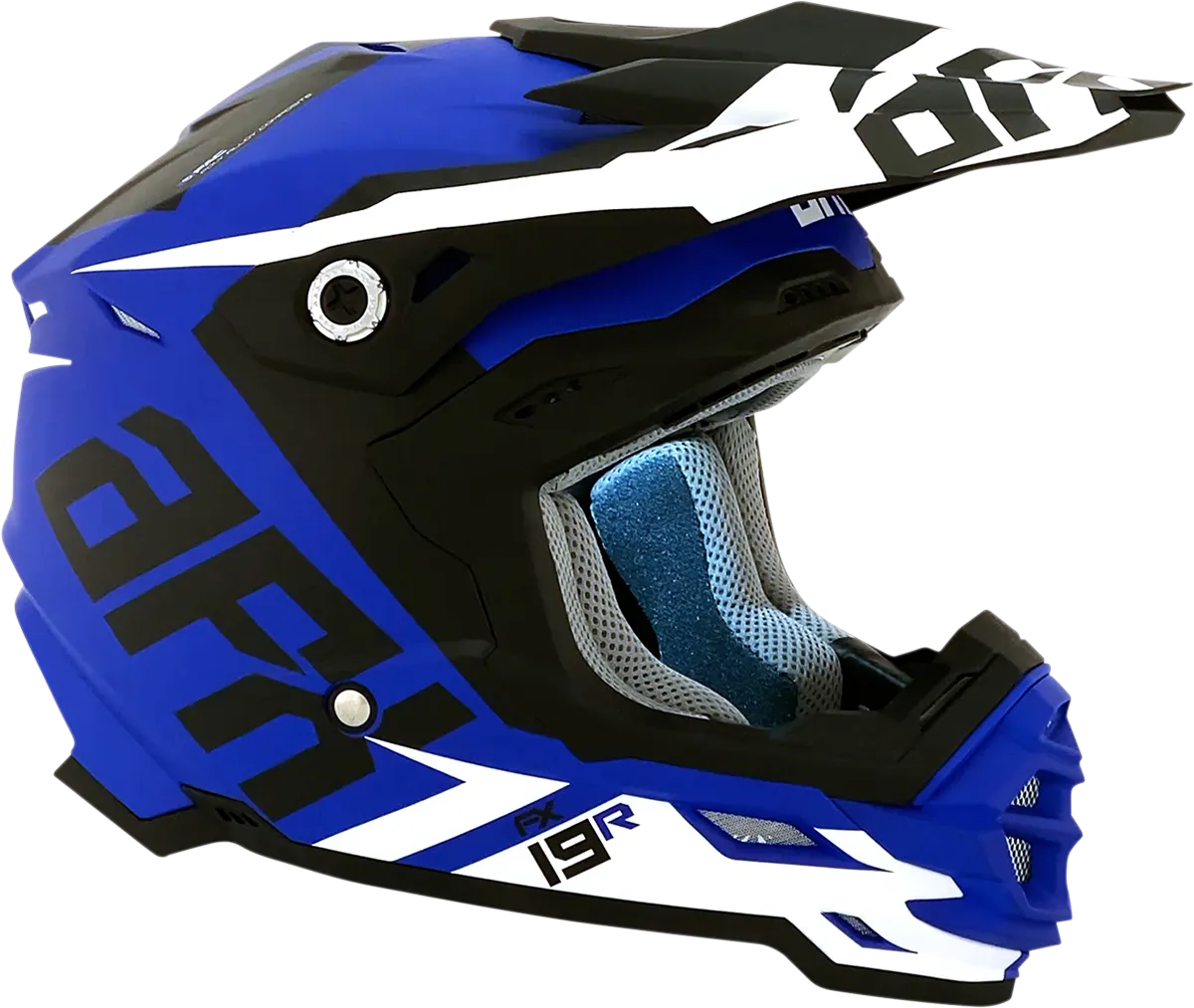AFX FX-19R Helmet - Racing - Matte Blue - Medium 0110-7069