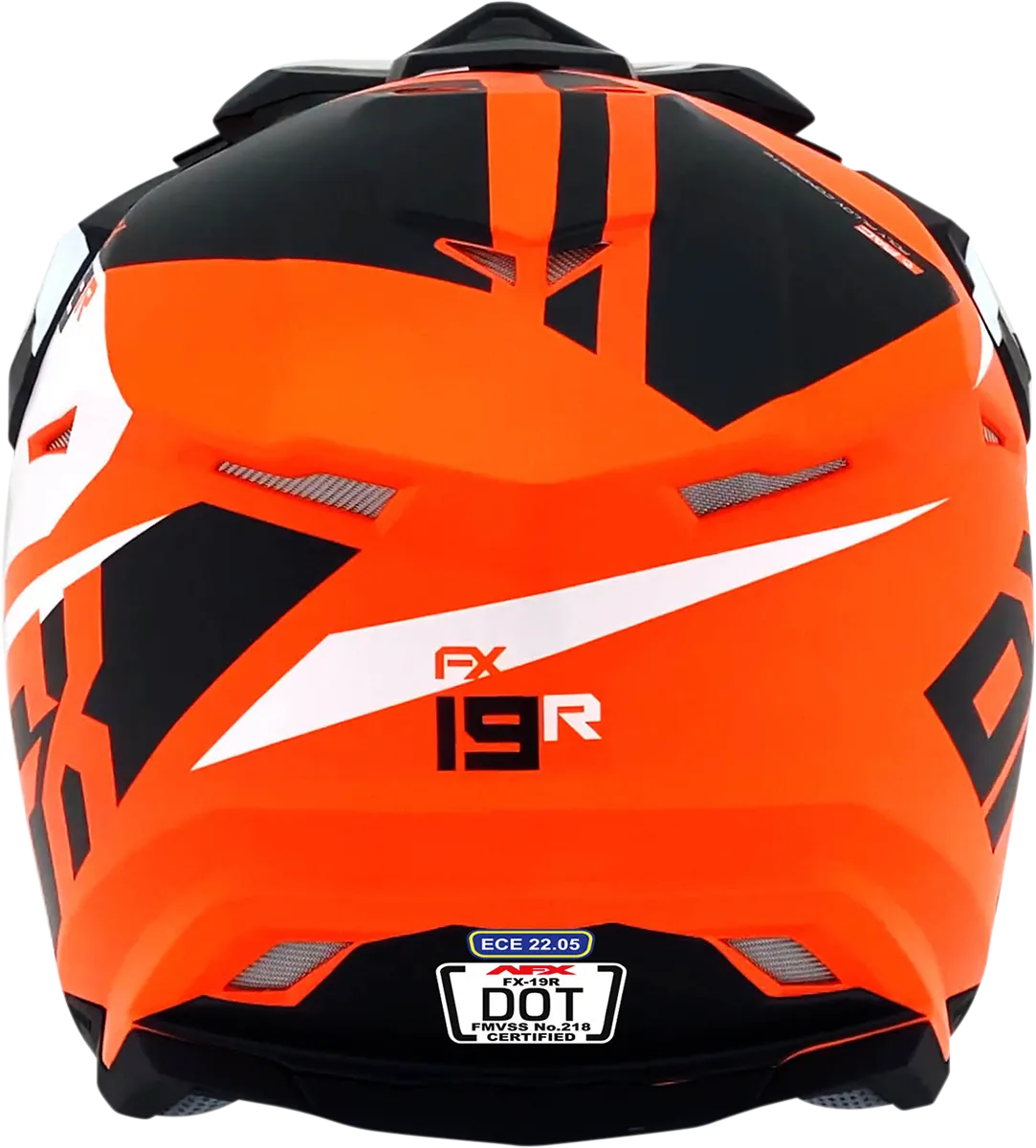 AFX FX-19R Helmet - Racing - Matte Orange - Small 0110-7083