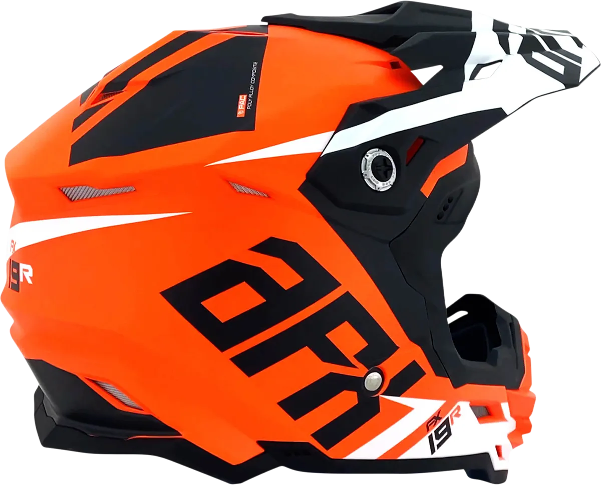 AFX FX-19R Helmet - Racing - Matte Orange - Small 0110-7083