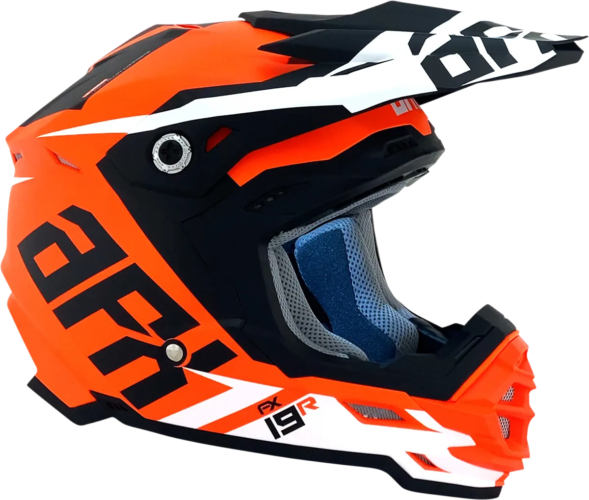 AFX FX-19R Helmet - Racing - Matte Orange - XL 0110-7086