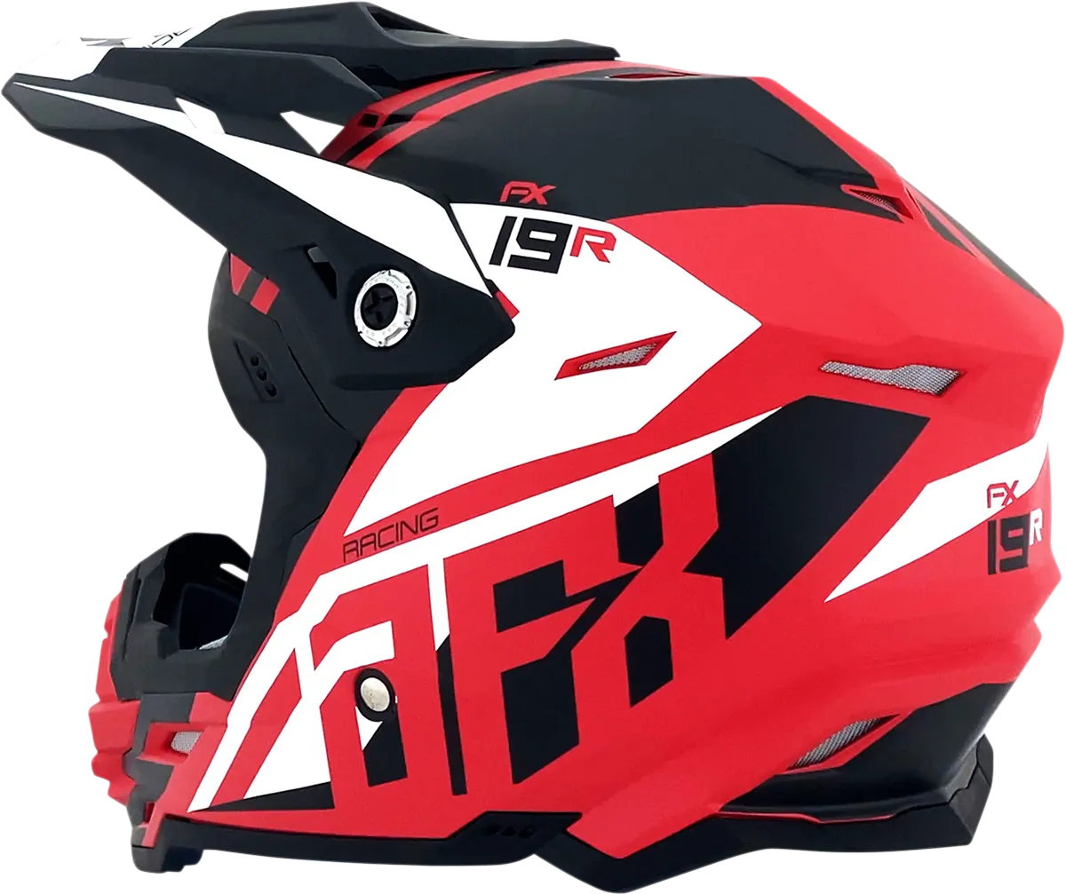 AFX FX-19R Helmet - Racing - Matte Red - Large 0110-7065