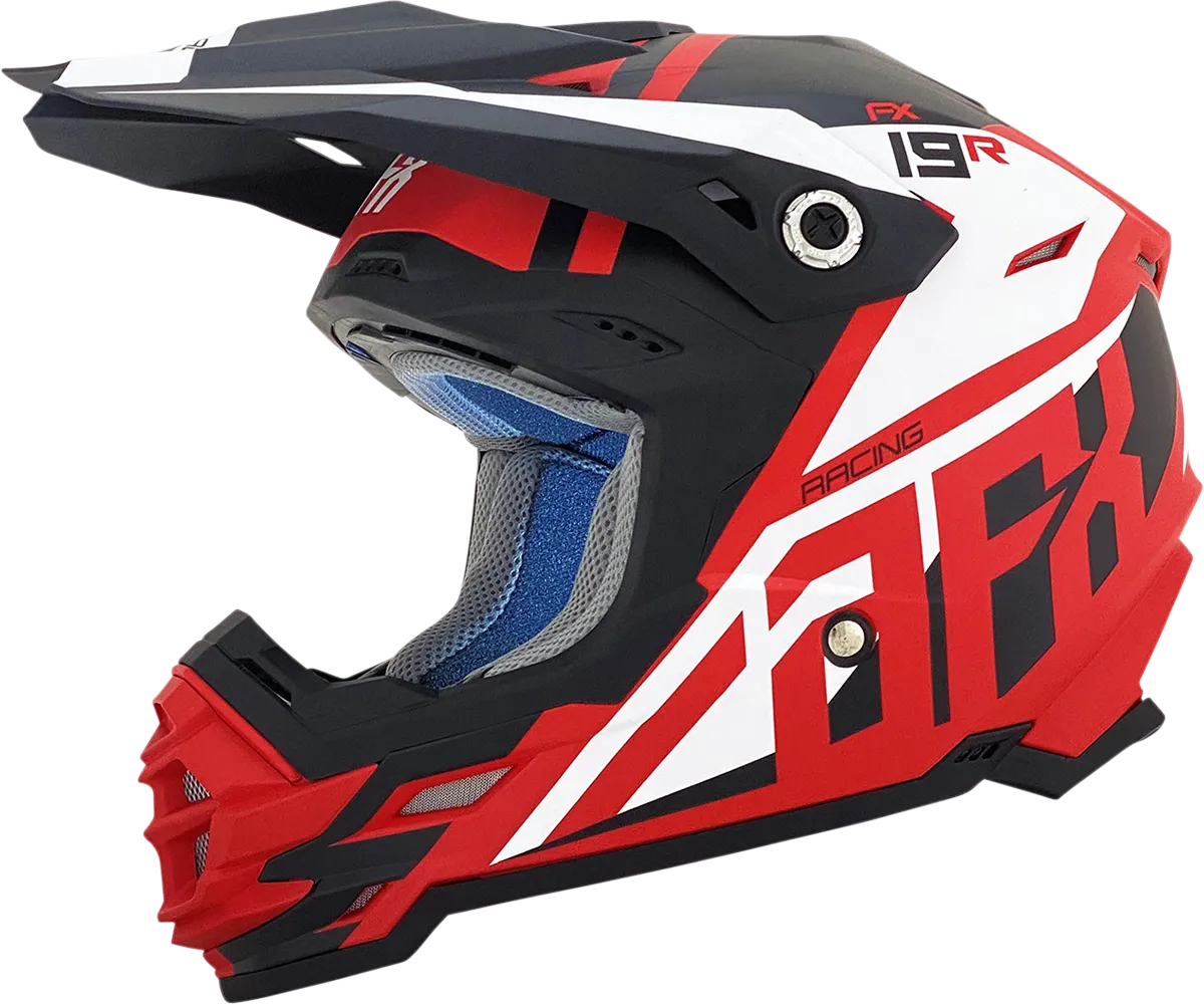 AFX FX-19R Helmet - Racing - Matte Red - Large 0110-7065