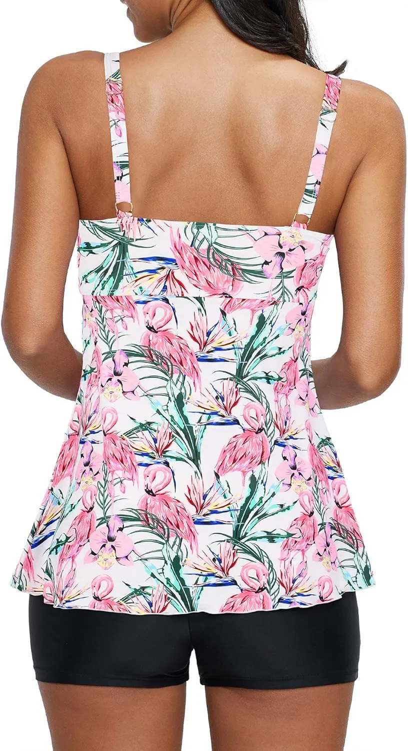 American Trends Tankini Swimsuits Plus Size Tankini Bathing Suits for Women Tankini Bathing Suits Swimwear for Women