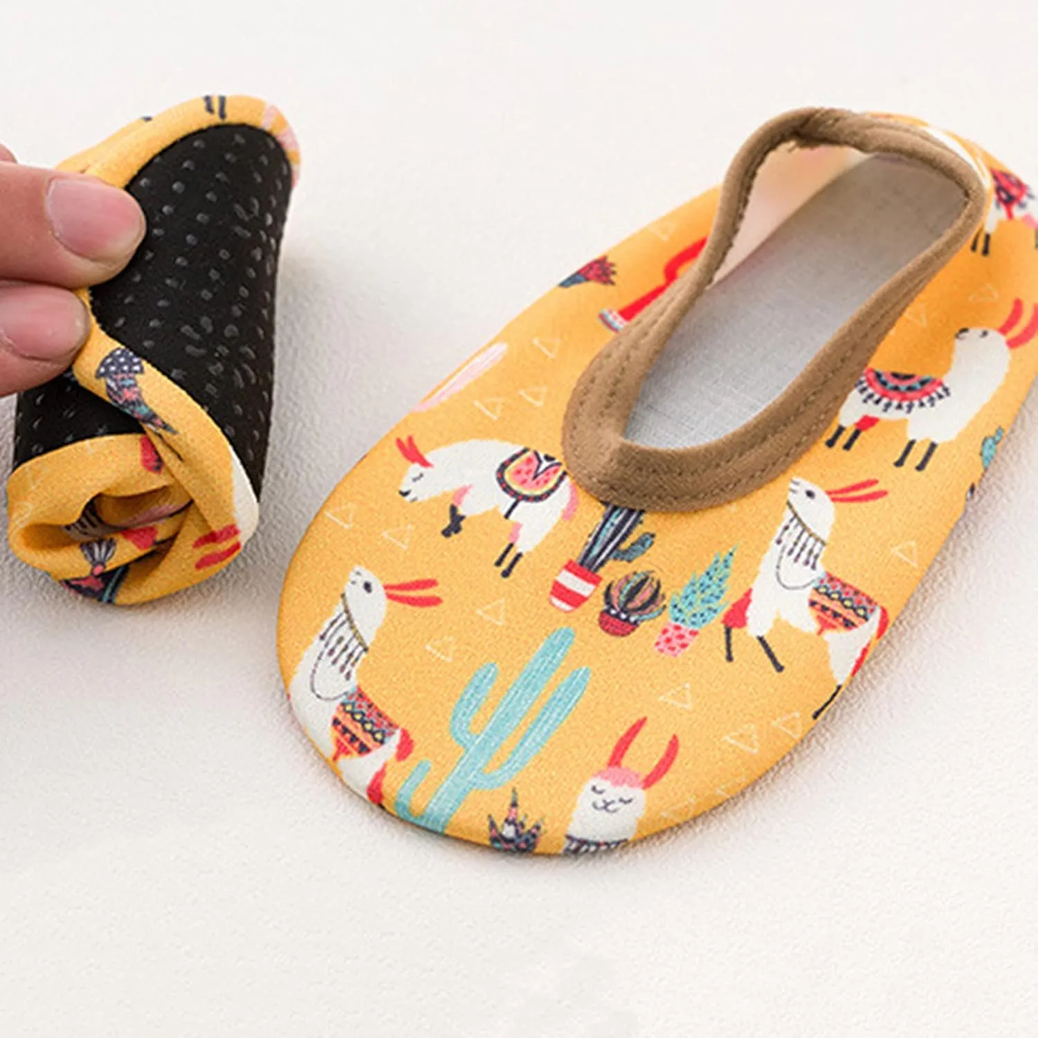 Baby Girl Shoes,Kids Boys Girls Cartoon Animal Pattern Socks Barefoot Shoes Socks Non Slip Floor Mesh Shoes Cute B