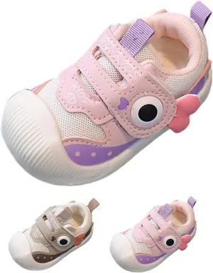 Baby Infant Squeaky Sneakers Outdoor First Walking Sport Shoes Toddler Boys Girls Non Slip No Lace Sport Shoes