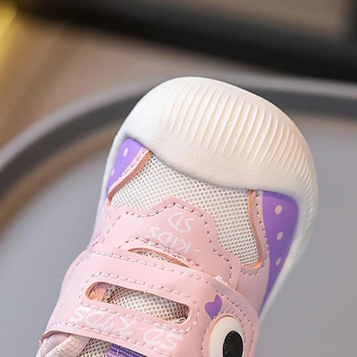 Baby Infant Squeaky Sneakers Outdoor First Walking Sport Shoes Toddler Boys Girls Non Slip No Lace Sport Shoes