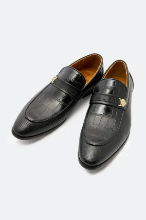 Black Formal Mocassins Shoes
