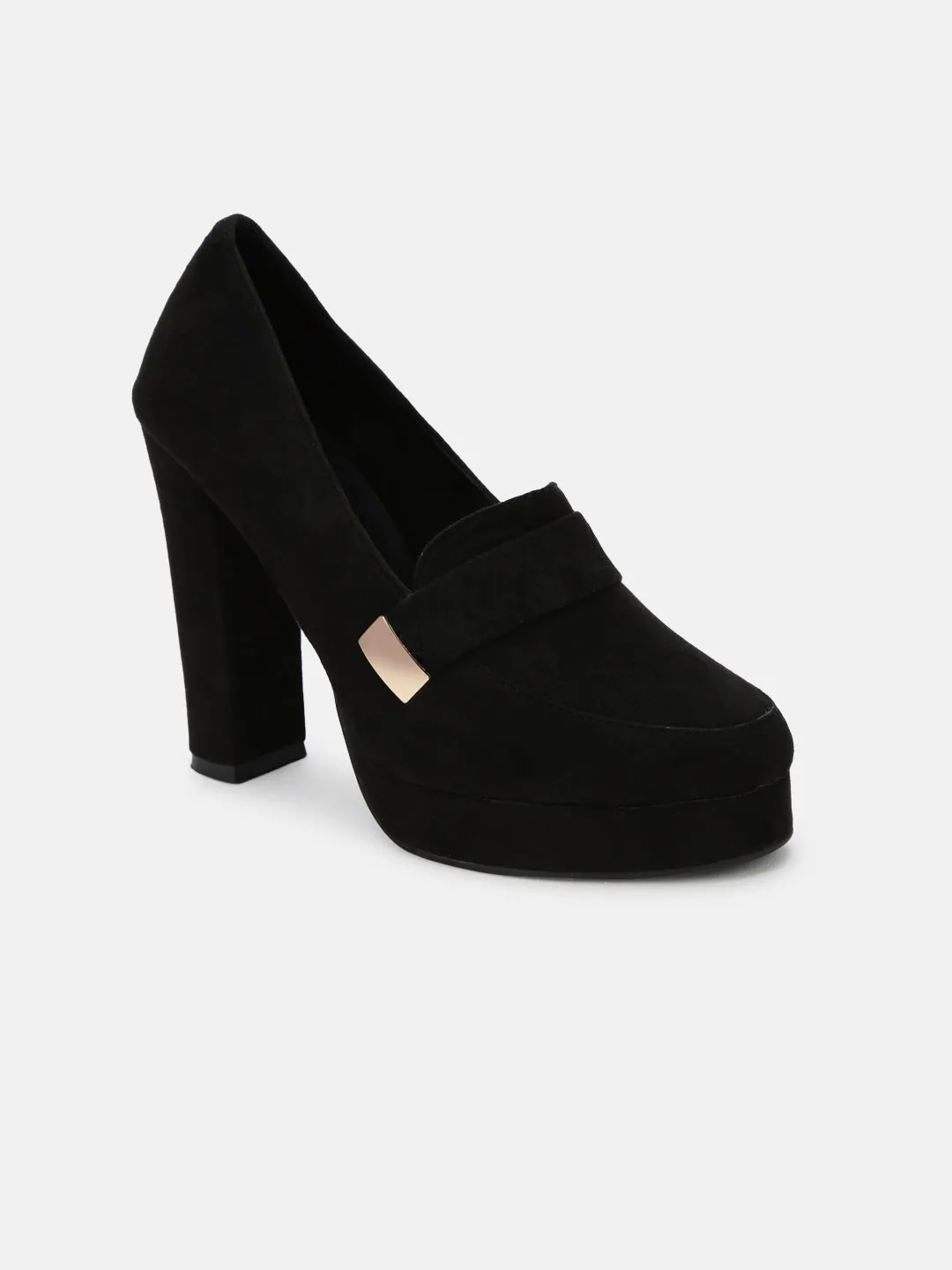 Block Solid Heels