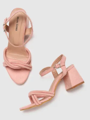 Block Strap Heels