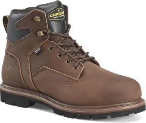 Carolina Mens 6" Waterproof Steel Toe Work Boot, Brown - 10.5 2E