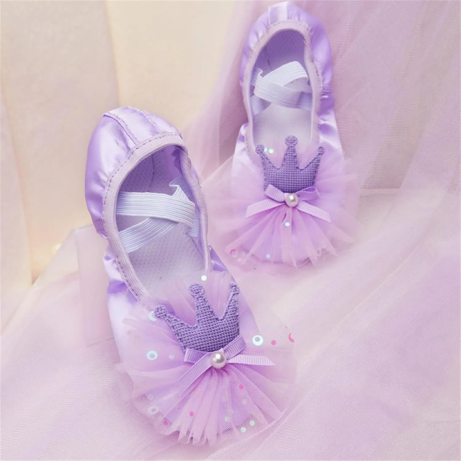 Children Shoes Dance Shoes Warm Dance Ballet Performance Indoor Shoes Yoga Dance Shoes Big Girls Shoes