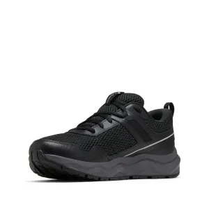 Columbia Mens Plateau Waterproof Hiking Shoe, Black/Steam, 10.5 US