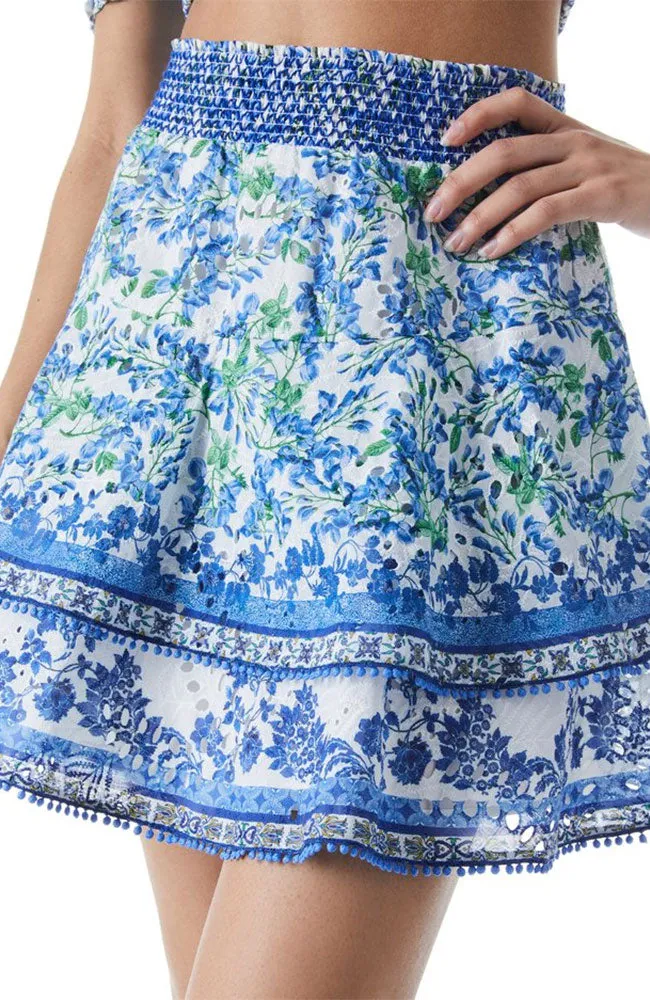 Crawford Smocked Ruffle Skirt