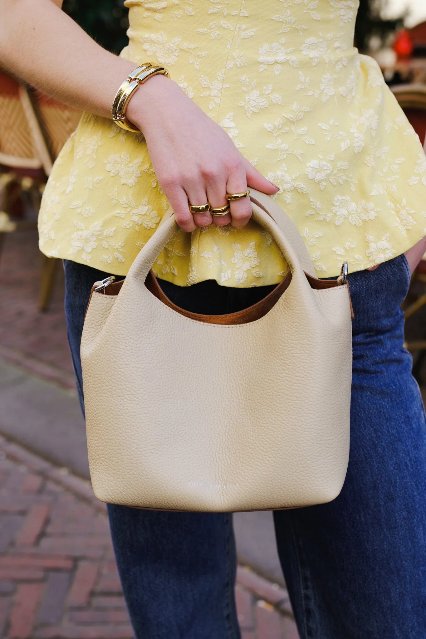 Daisy tas - limestone