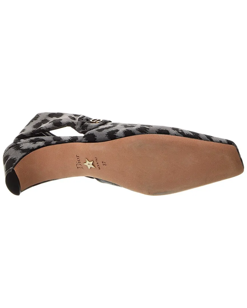 Dior Mizza Canvas Slingback Pump