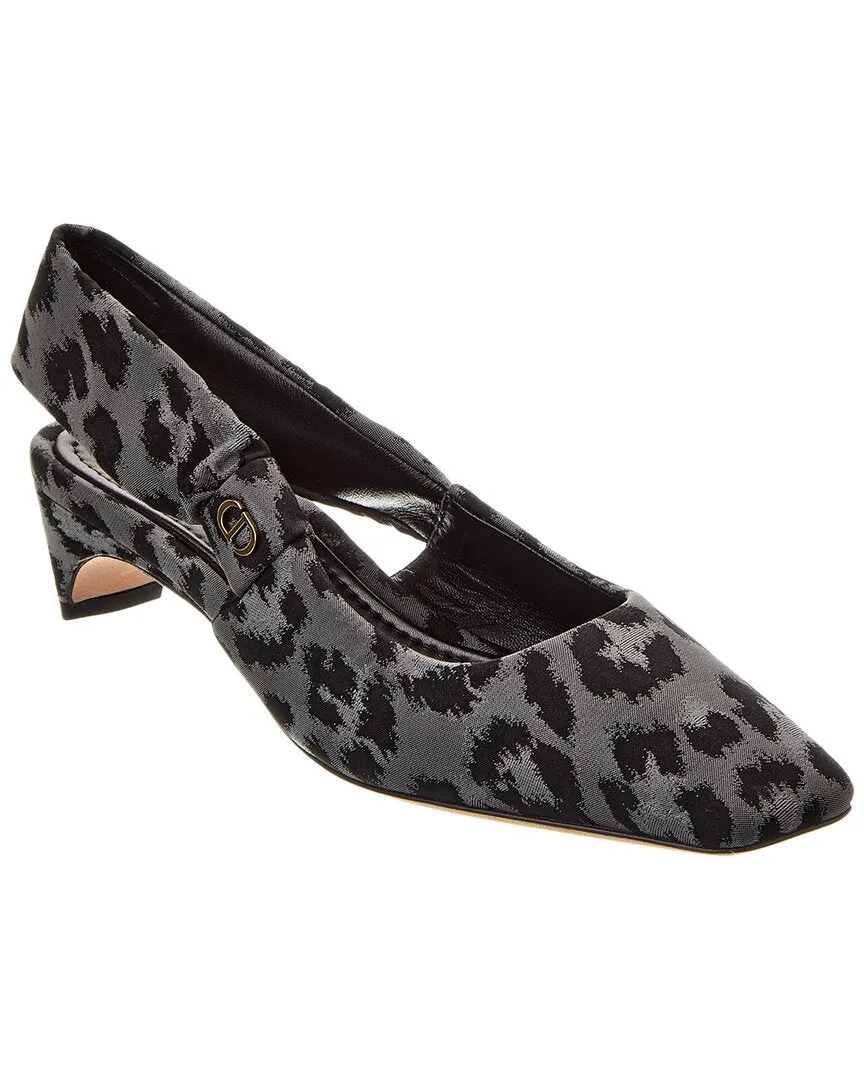 Dior Mizza Canvas Slingback Pump