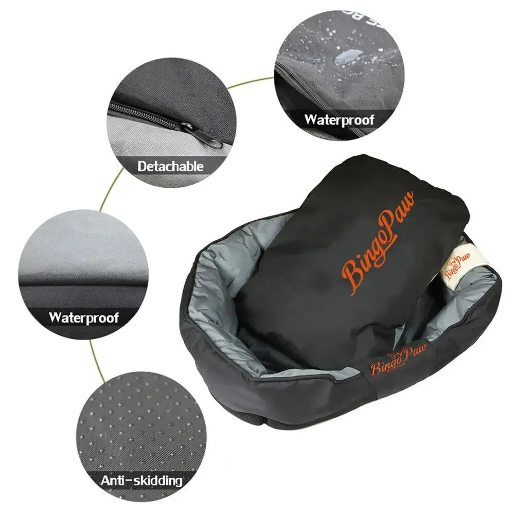 Dog Bed Removable Cushion Oxford Cover