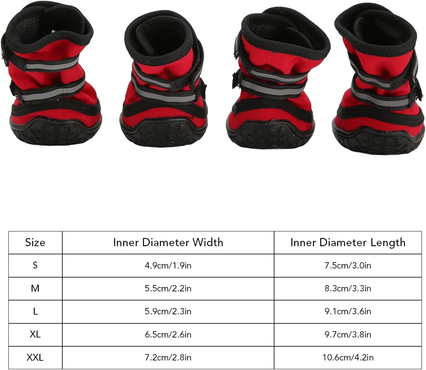 Dog Hiking Shoes Strong Slip Sole Summer Breathable Reflective Pet Protectors M Dog Hiking ShoesDog BootsDog ProtectorsPet ProtectorsDog ShoesPet Warm (L)