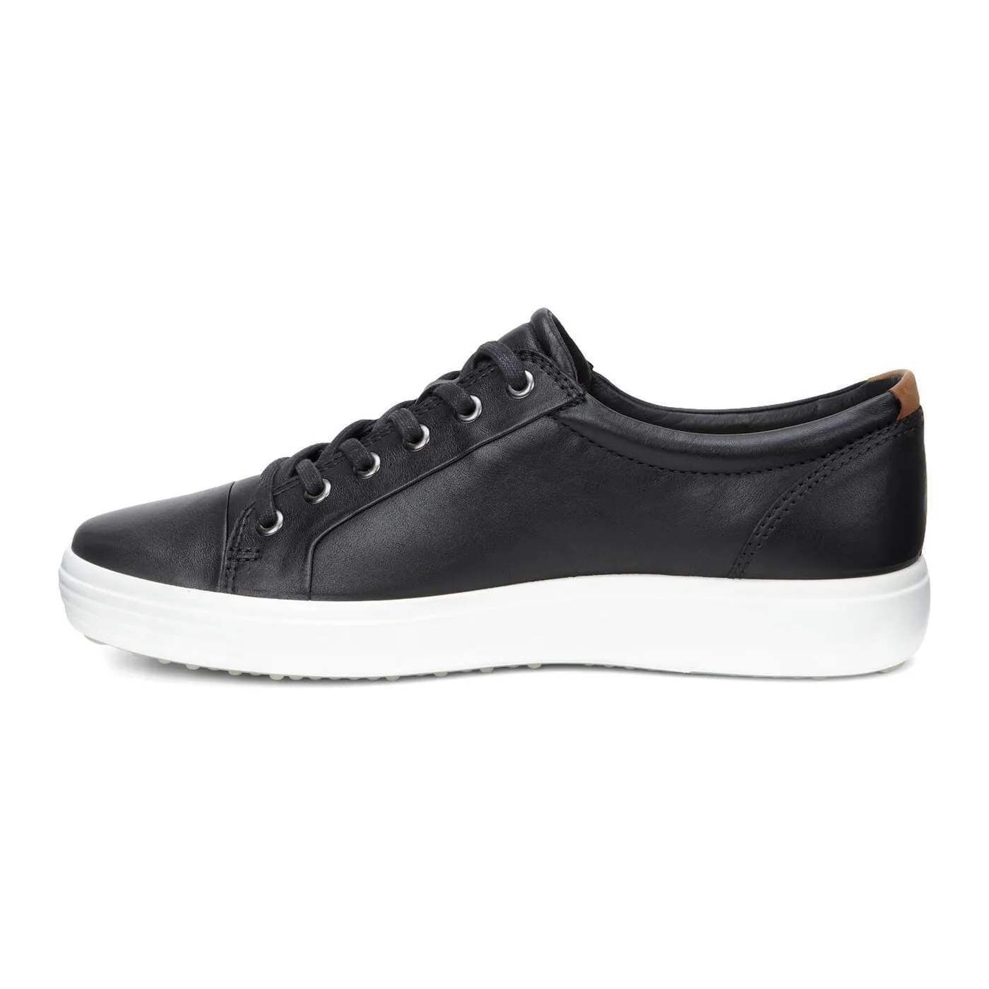Ecco Men's Soft 7 Lace Sneakers- Black Droid