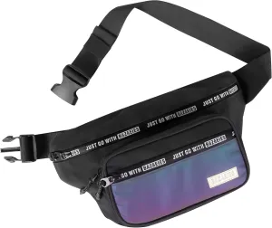 Fanny Packs for Women Men, Waterproof Crossbody Fanny Pack, Belt Bag with Adjustable Strap, Workout Running Travelling Hiking, Black