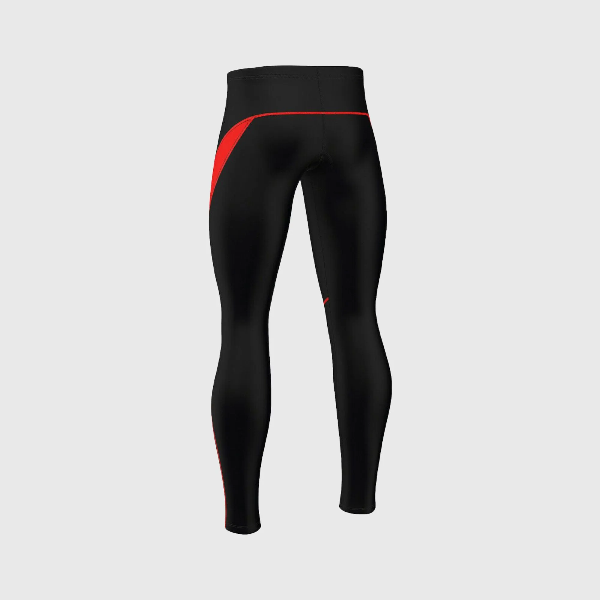 Fdx Viper Men's Red Thermal Padded Cycling Tights