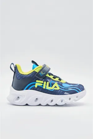 Fila Kids Cam Lights Sneaker Blue/ Multi _ 183001 _ Blue