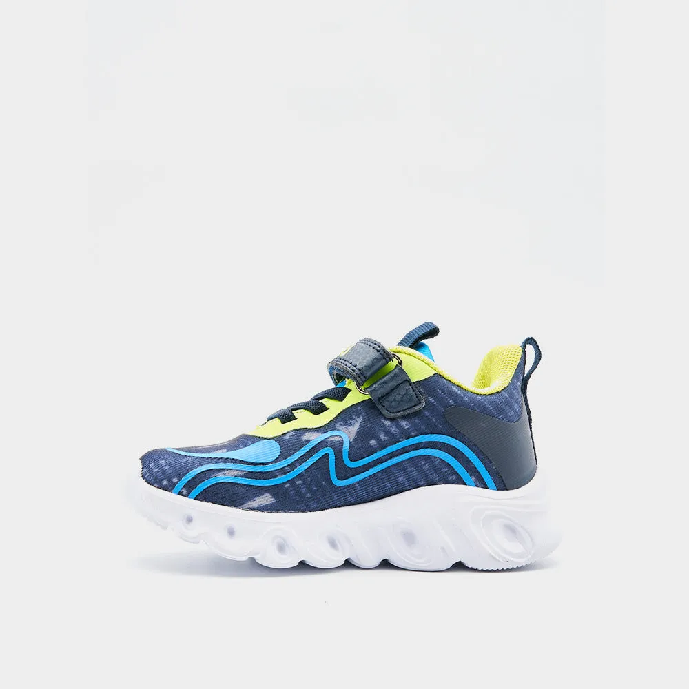 Fila Kids Cam Lights Sneaker Blue/ Multi _ 183001 _ Blue