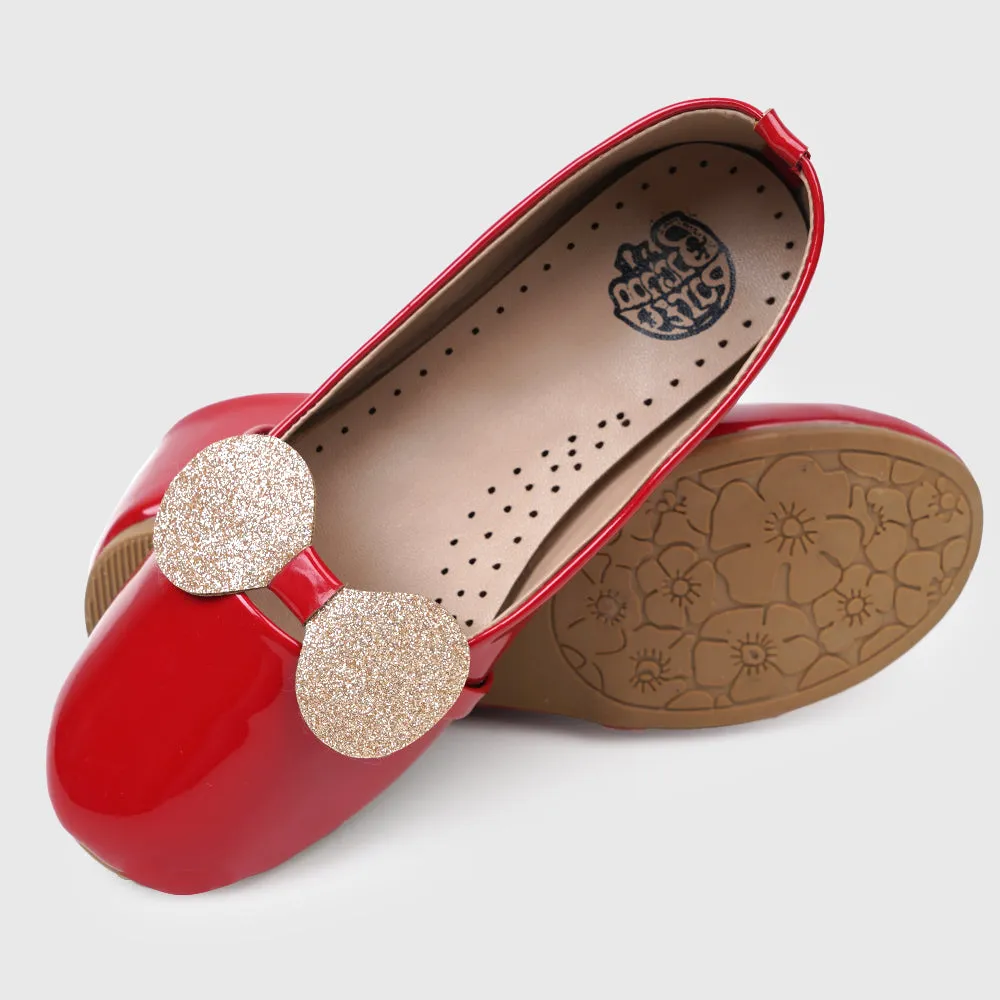 Girls Pumps 40-23 - Red/Gold