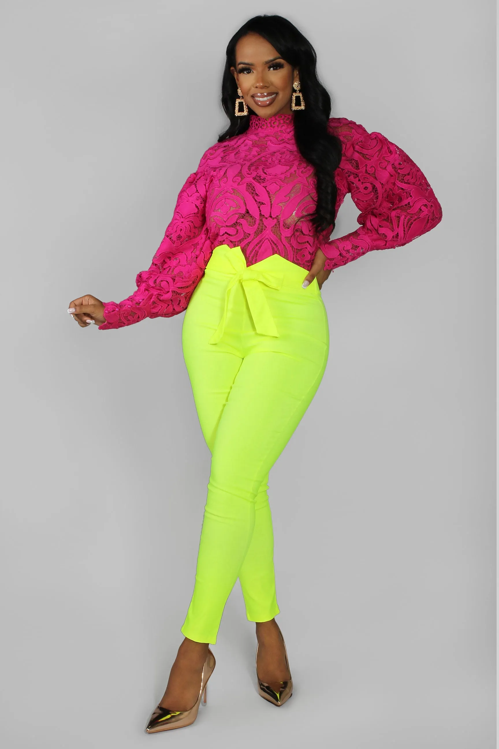 Grace Sophisticated Boutique Crochet Lace Blouse