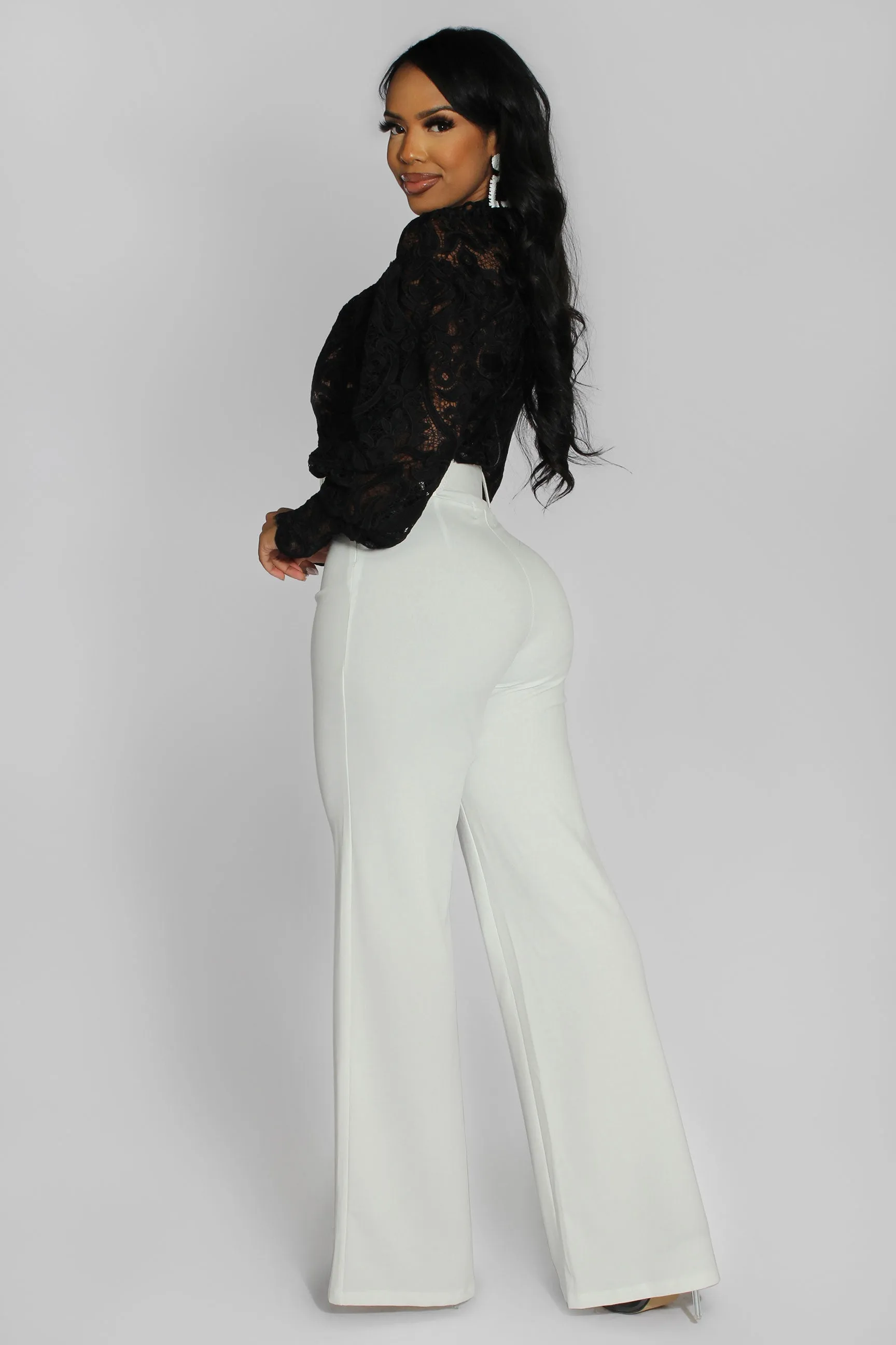 Grace Sophisticated Boutique Crochet Lace Blouse