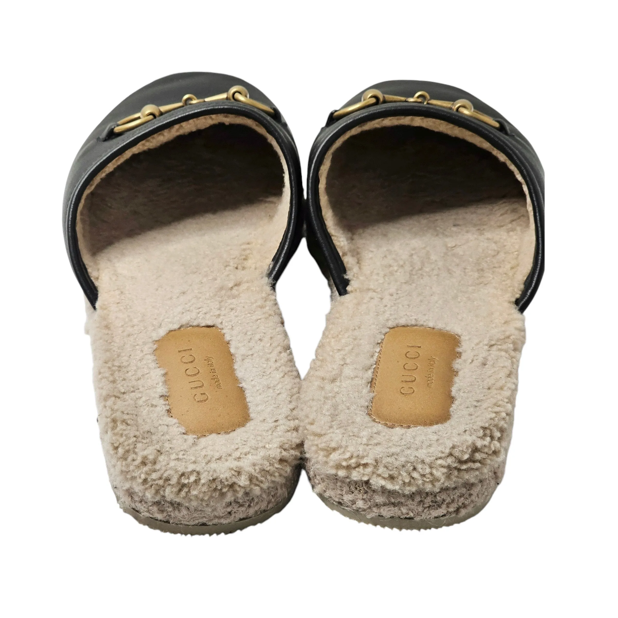 GUCCI FRIA SHEARLING FLATS EU 39.5/ UK 6.5