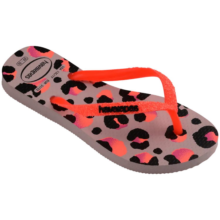 HAVAIANAS KIDS SLIM GLITTER || - PEONY ROSE