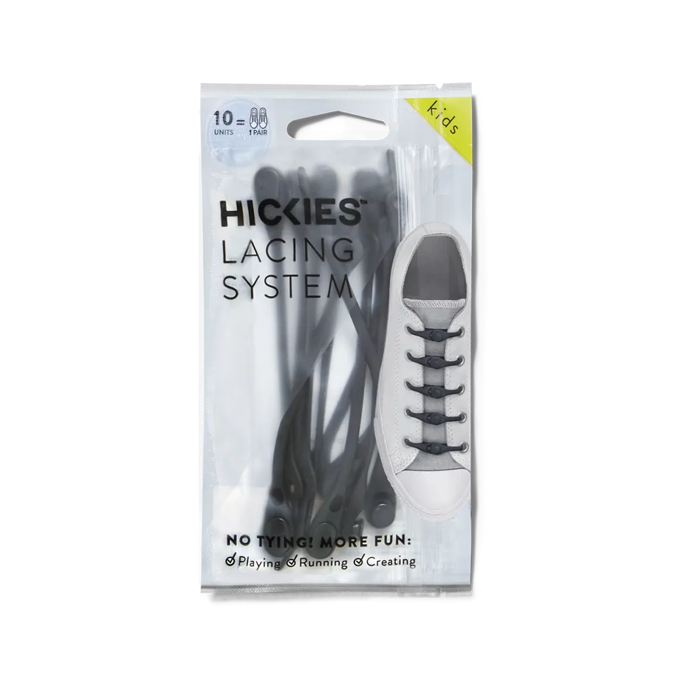 Hickies Kids Lacing System Black