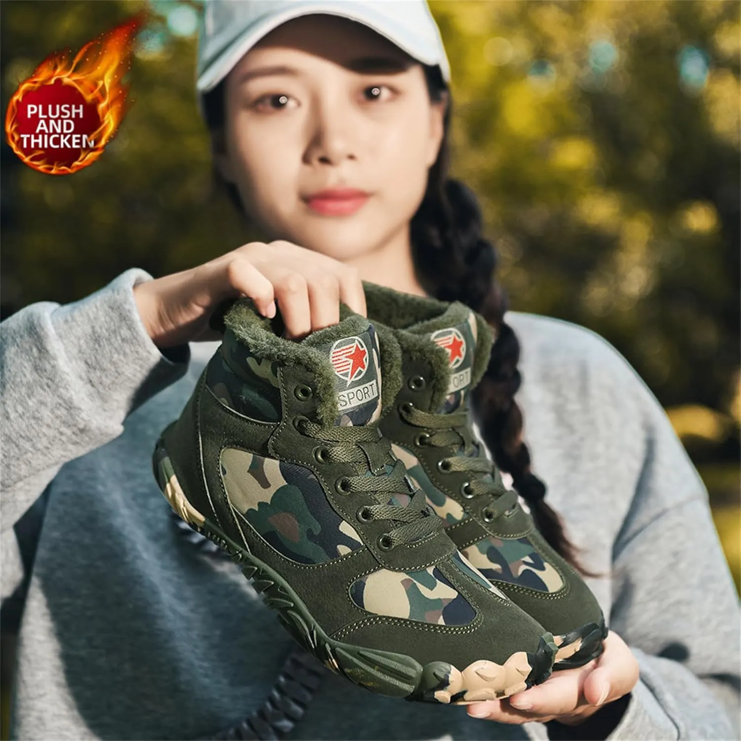 Hike Footwear Waterproof Winter Barefoot Shoes, Walking Hiking Boots for Women Men Trail Running Healthy Non-Slip