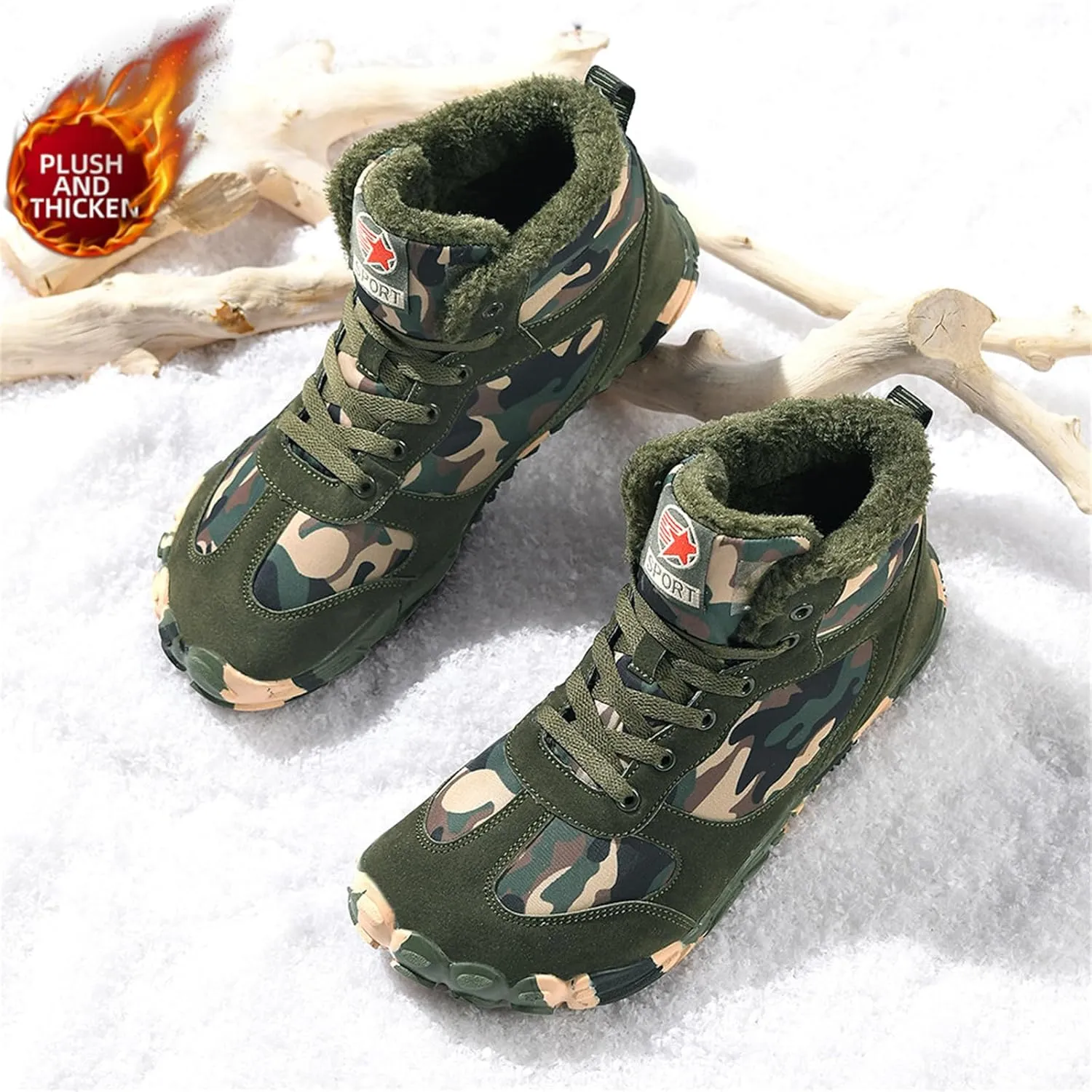 Hike Footwear Waterproof Winter Barefoot Shoes, Walking Hiking Boots for Women Men Trail Running Healthy Non-Slip