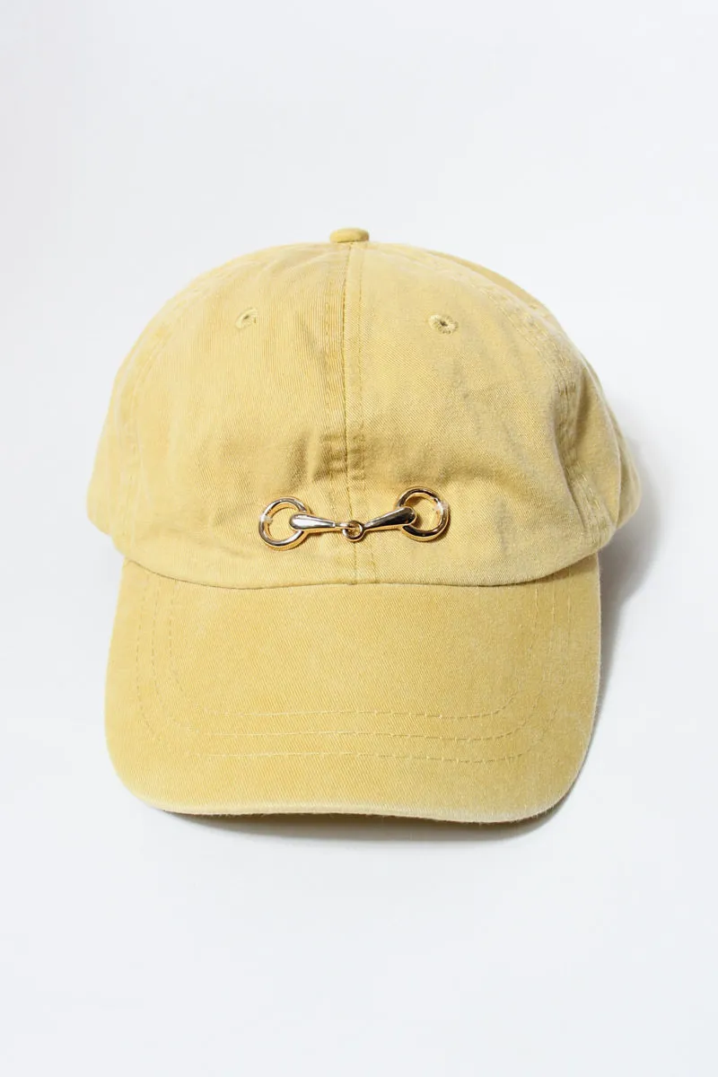 HORSEBIT COTTON CAP / YELLOW [SIZE: ONE SIZE USED]