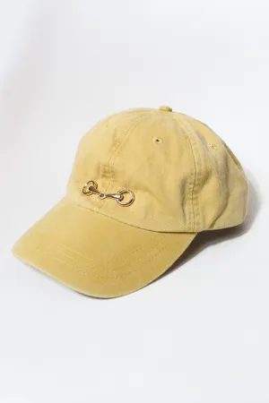 HORSEBIT COTTON CAP / YELLOW [SIZE: ONE SIZE USED]