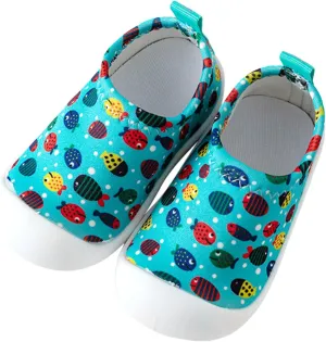 Infant Girls Boys Kids Leisure Shoes Canvas Soft Bottom Breathable Slip On Sport Shoes Socks Toddler