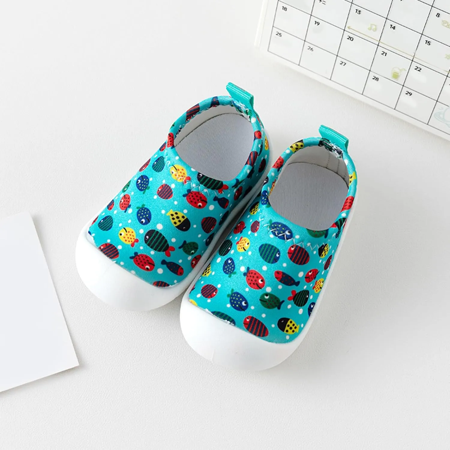 Infant Girls Boys Kids Leisure Shoes Canvas Soft Bottom Breathable Slip On Sport Shoes Socks Toddler
