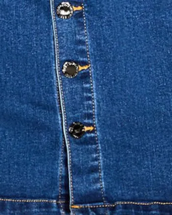 Island Denim Skirt | Mid Denim