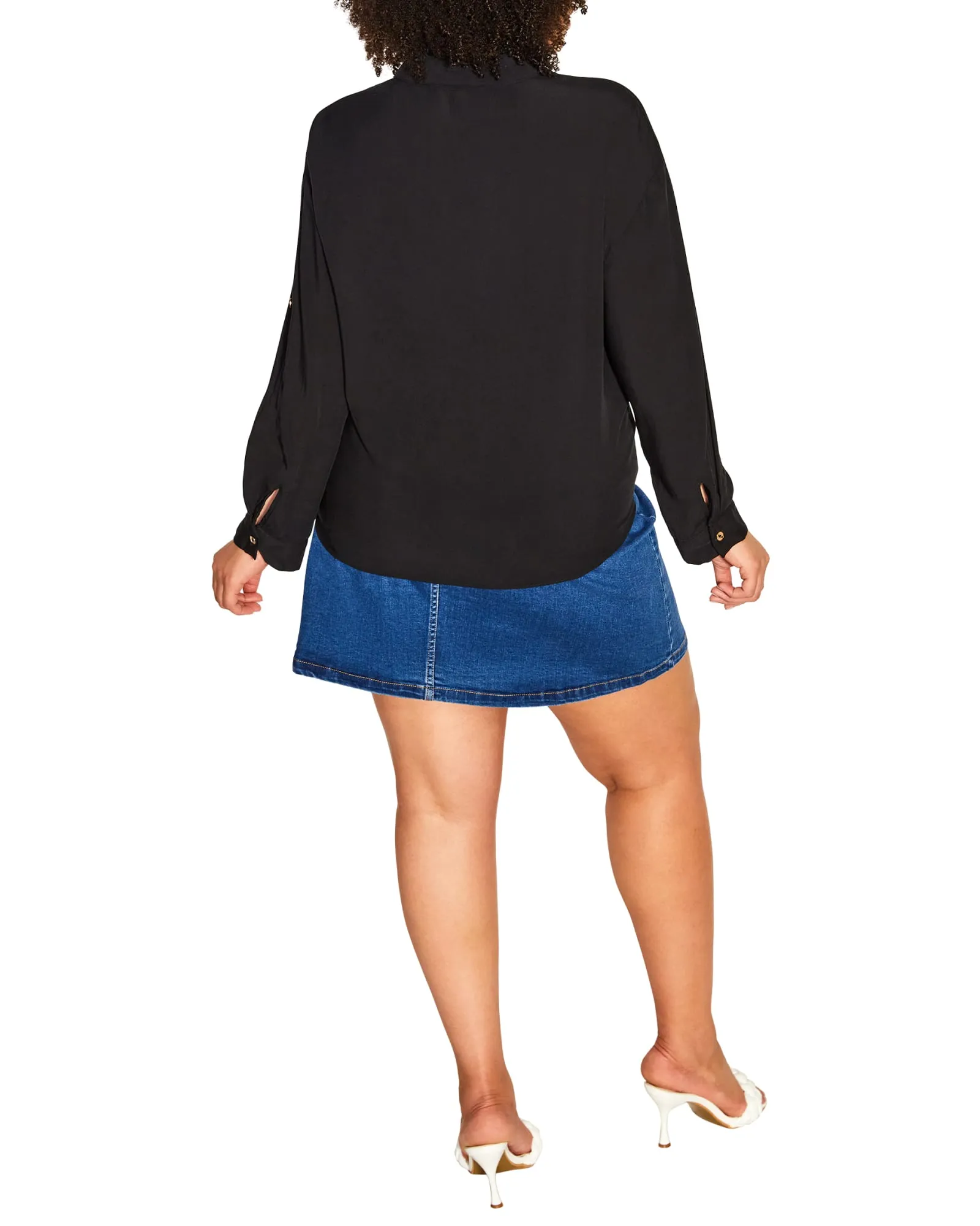 Island Denim Skirt | Mid Denim