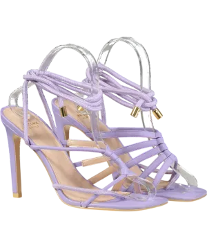Kat Maconie Purple Strappy Ankle Wrap Sandals UK 5 EU 38 