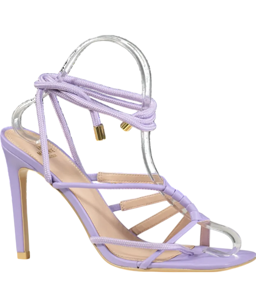 Kat Maconie Purple Strappy Ankle Wrap Sandals UK 5 EU 38 