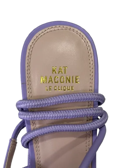 Kat Maconie Purple Strappy Ankle Wrap Sandals UK 5 EU 38 