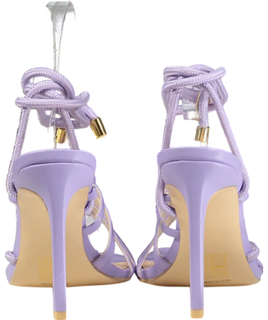 Kat Maconie Purple Strappy Ankle Wrap Sandals UK 5 EU 38 